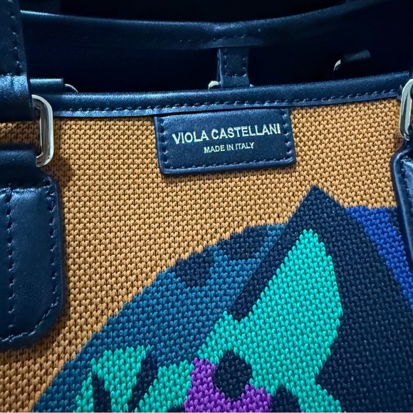 NWT Viola Castellani leopard viral tote bag - Picture 3 of 4